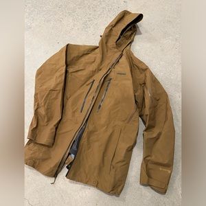 Brown powder town Patagonia ski snow shell GORE-TEX